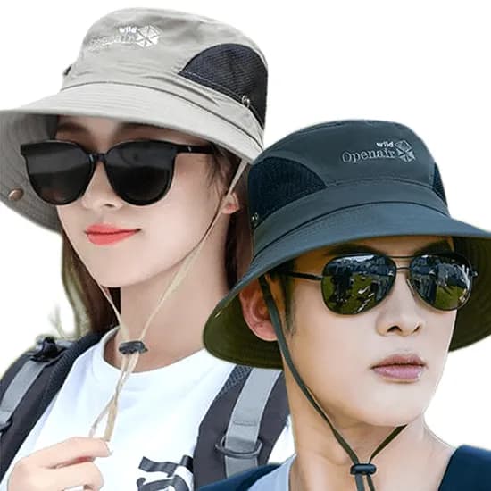 내셔널 측면메쉬 등산모자, 애쉬그레이, 1개