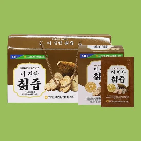 지리산마천농업협동조합 더 진한 칡즙 70ml 30포 2박스