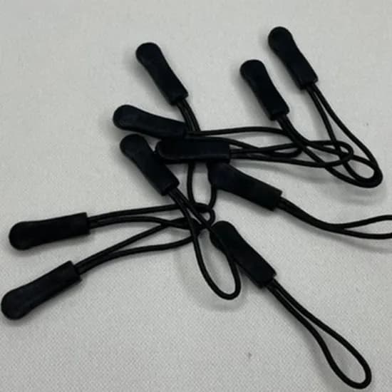 지퍼 손잡이 수선 클립, 블랙, 10개