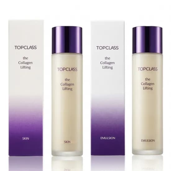 참존 탑클래스 더 콜라겐 리프팅 기초 세트, 스킨 + 에멀전 120ml, 1세트