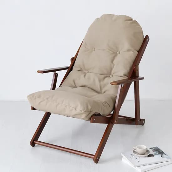 인터데코 접이식 안락의자, MK28092, 1인, 브라운, 1개