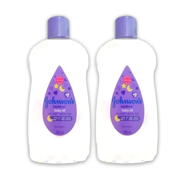 존슨즈 베드타임 베이비오일 500ml 2개