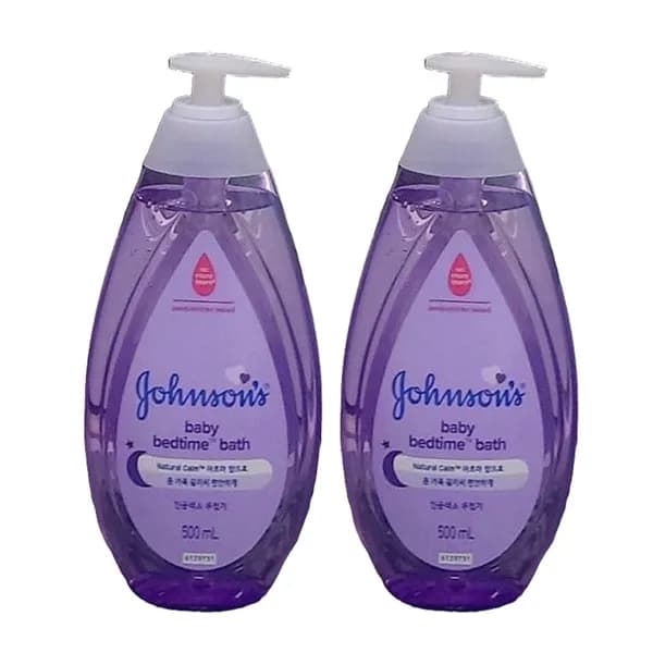 존슨즈 베드타임 베이비 바스 500ml 2개