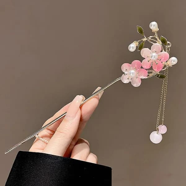 결혼 한복 꽃비녀 1개 7,350원