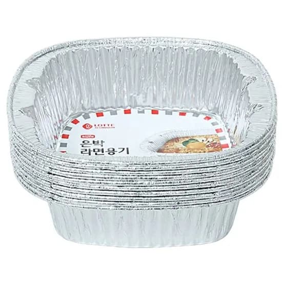 롯데 은박 라면용기, 10개입, 1개