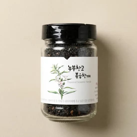 농부창고 볶은검은깨 80g 1개