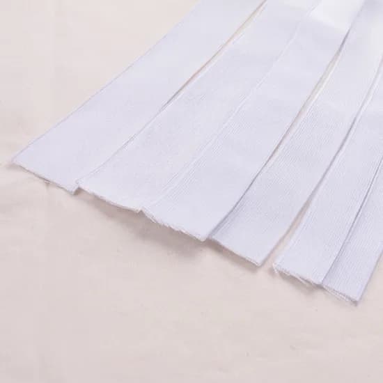 이중직 바지 고무줄 허리 고무밴드 허리 고무줄, 화이트, 3.8cm, 1개