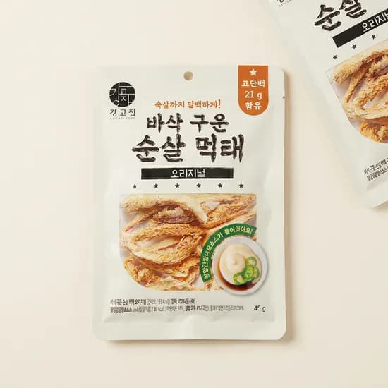 강고집 바삭 구운 순살 먹태 오리지널 45g 2개