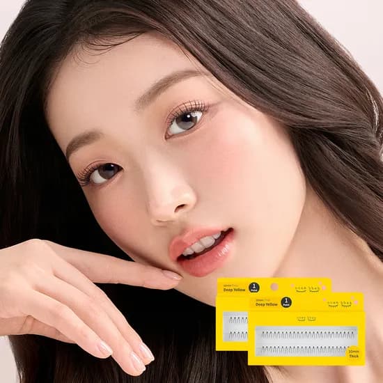 깜빡 속눈썹 오리지널 라인 띠크 블랙 1기둥 10mm 2개
