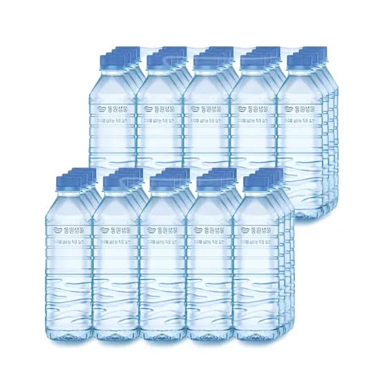 동원샘물 무라벨 생수, 500ml, 40개, 1개