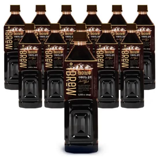 맥널티 아이브루 아메리카노 블랙커피 1L 12개입 1개