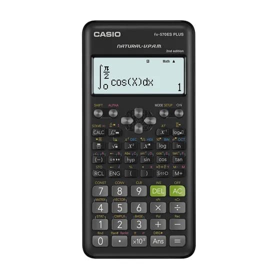 카시오 공학용 계산기 FX-570ES PLUS 2ND, 블랙, 1개