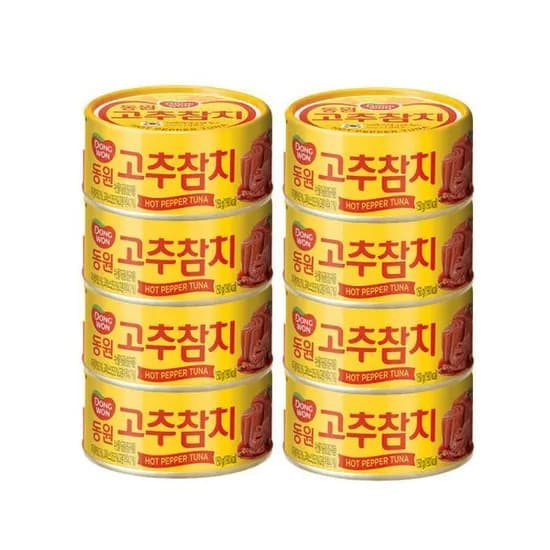 동원 고추참치, 150g, 8개