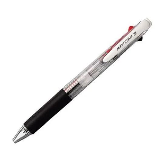 미쯔비시 제트스트림 3색 볼펜, 투명, 0.7mm, 1개