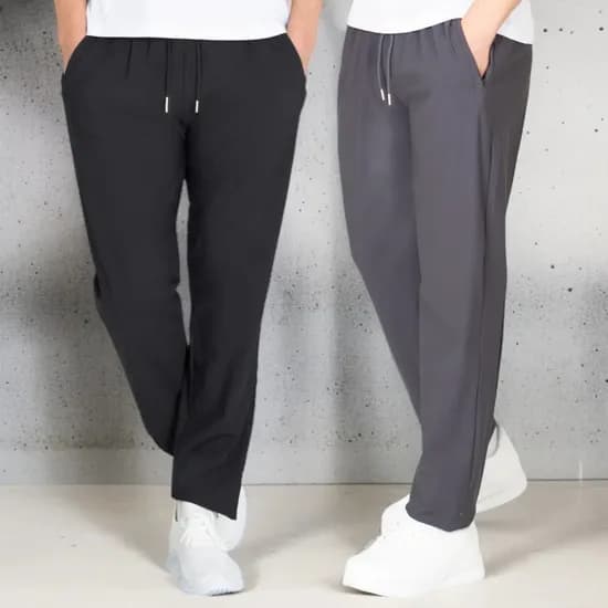MACCI 쿨포뮬러 초경량 아이스 긴바지, 블랙 1개 + 그레이 1개, XL