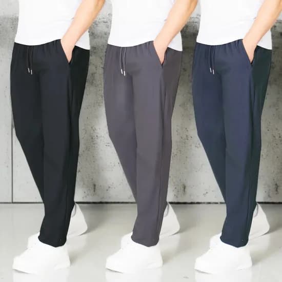 MACCI 쿨포뮬러 초경량 아이스 긴바지, 블랙 1개 + 네이비 1개 + 그레이 1개, L, 3개
