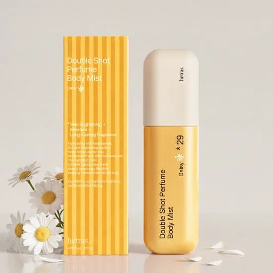 헤트라스 더블샷 퍼퓸 바디미스트, 데이지향, 120ml, 1개