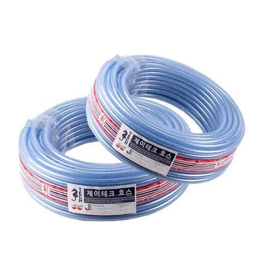 제이테크 편사호스 블루 내경 16mm 외경 19mm 45m 1개
