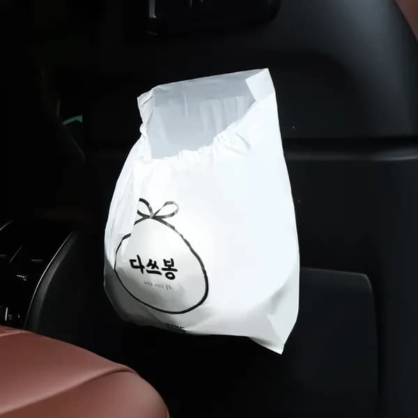 지토스 차량용 쓰레기 봉투 화이트 30개입