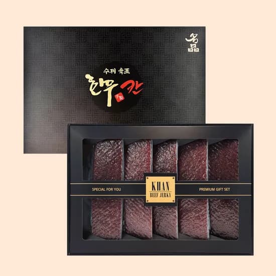 칸 프리미엄 수제 한우육포 300g 1세트