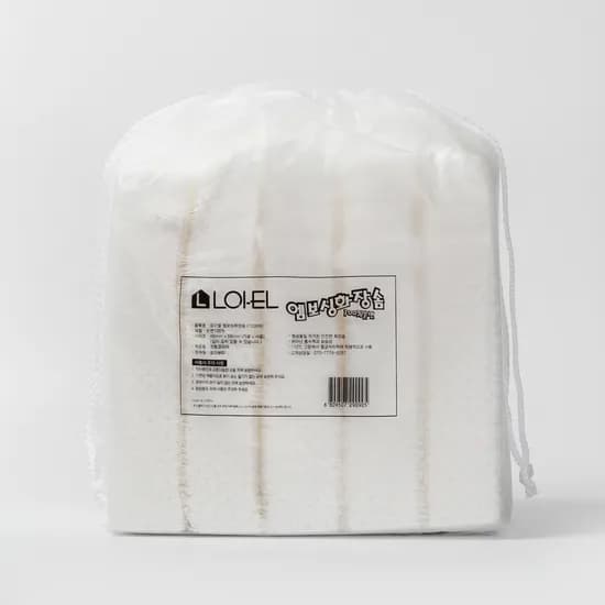 로이엘 대용량 엠보싱 화장솜, 1200매, 1팩