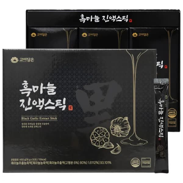 고이담은 흑마늘진액스틱 15g 30포 2박스