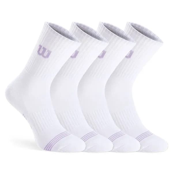윌슨 여성 스포츠 쿠션 앞라인 배색 크루삭스 MIX 4P 14,900원