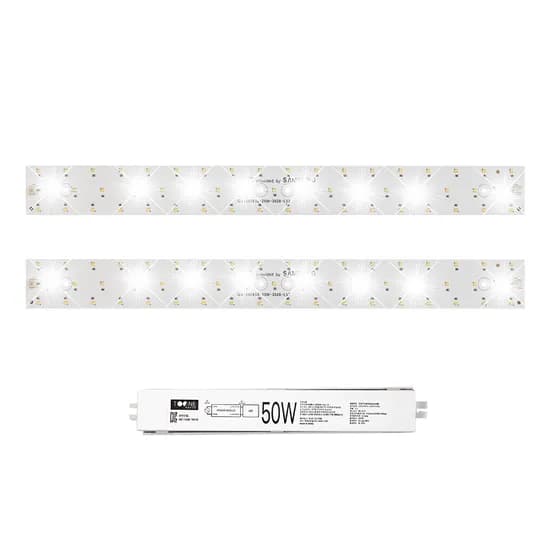투원라이팅 LED모듈 기판 리폼 세트 거실 주방등 50W S4등급 6500K 540x54mm 1세트