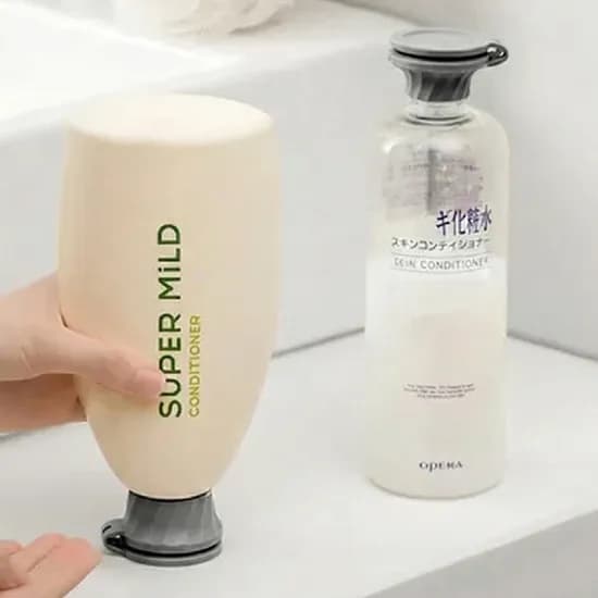 실리콘 샴푸 로션 세제 알뜰캡 절약캡 마개 거꾸로캡 그레이 5개