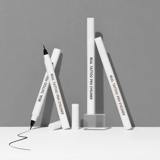 리르 리얼 타투 펜 아이라이너, 딥브라운, 2개