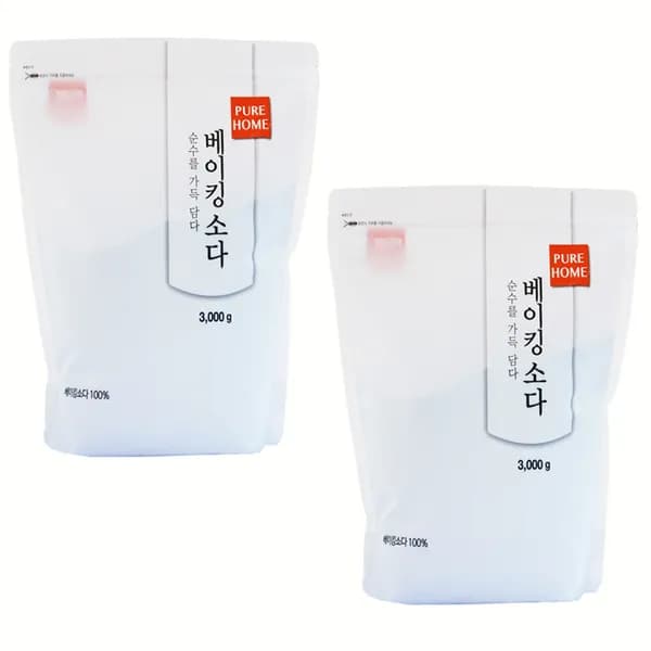 퓨어홈 베이킹소다 3kg 4개