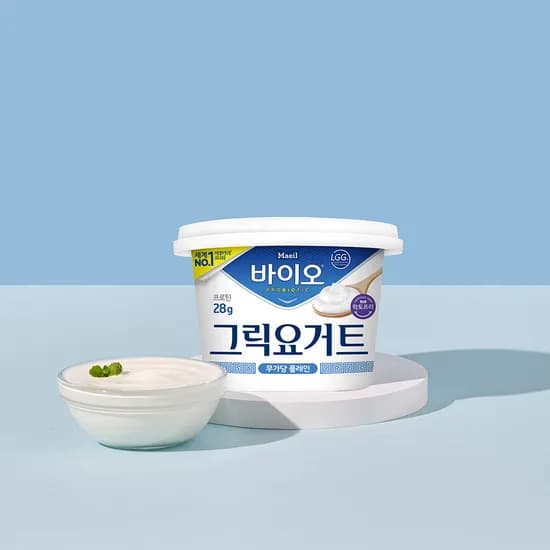 매일바이오 그릭요거트 무가당 플레인 400g 6개