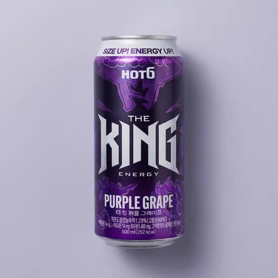 롯데칠성 핫식스 더킹 퍼플 포도맛 500ml 24개