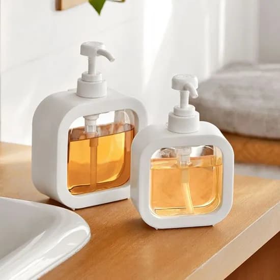 가우스팜 사각 디스펜서 큐브형 화이트 300ml 1개
