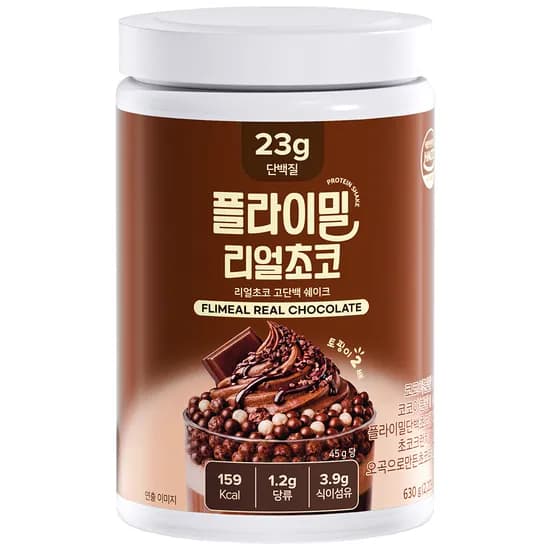 플라이밀 단백질 쉐이크 초코 630g 1개