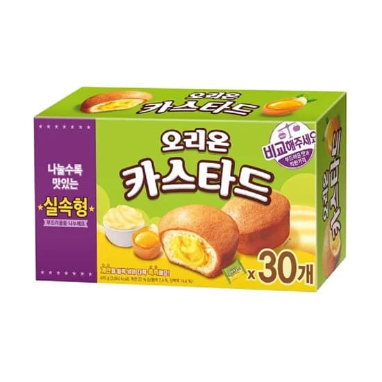 오리온 카스타드 690g 6개
