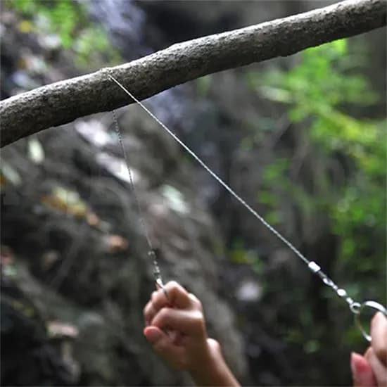 원달러샵,캠핑용 휴대 와이어톱,1개