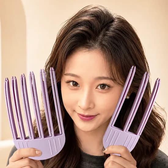 세플로 헤어 뿌리 볼륨 집게 2종, 소프트라벤더, 1세트