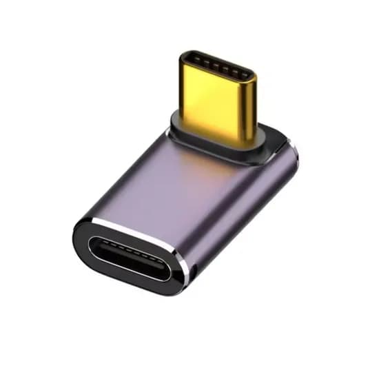 Coms C타입 ㄱ자 젠더 240W USB4.0 PD3.1 40Gbps 8K 지원 1개