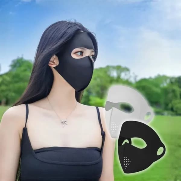 풀페이스 자외선차단 마스크 그레이 1개