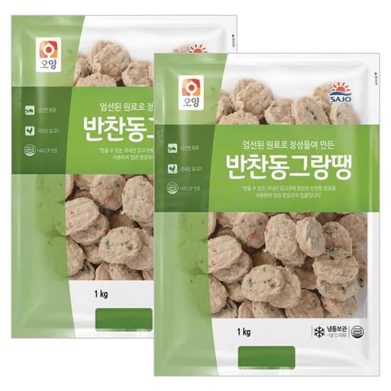오양 반찬 동그랑땡 1kg 2개