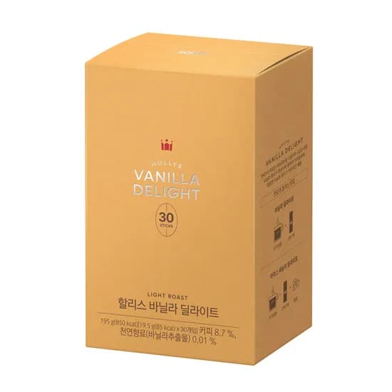 할리스 바닐라 딜라이트, 19.5g, 30개입, 2개