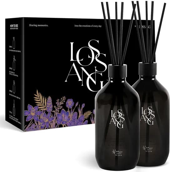 로쌩 프리미엄 대용량 디퓨저, 일랑일랑, 500ml, 2개입