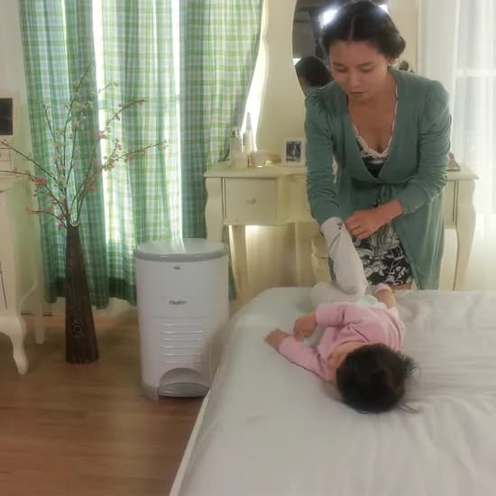 매직캔 기저귀 휴지통 냄새차단 속뚜껑 타원형휴지통, 화이트, 20L, 1개