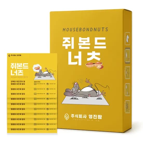 영진팜 쥐본드너츠 20매입 1박스