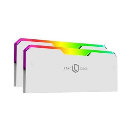 LEADCOOL RH-1 EVO ARGB RAM 히트싱크, 화이트, 2팩