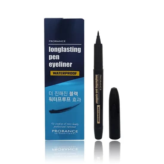 프로랑스 롱라스팅 붓펜 아이라이너 블랙 2개