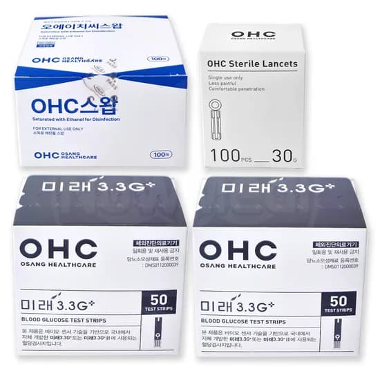 OHC 미래3.3G+ 혈당시험지 100매 1세트