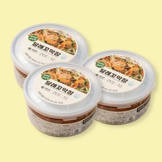 수라예찬 달래 꼬막장 150g 3개 1세트 18,630원