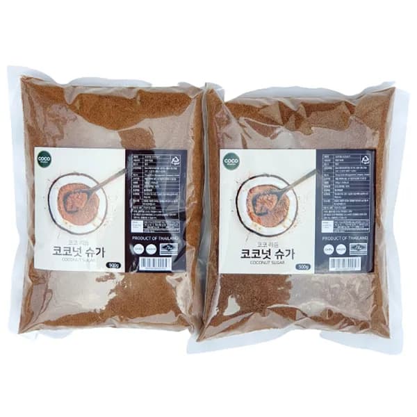 코코리듬 코코넛 슈가 500g 2개